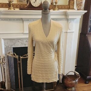 Vtg Escada Wrap Sweater